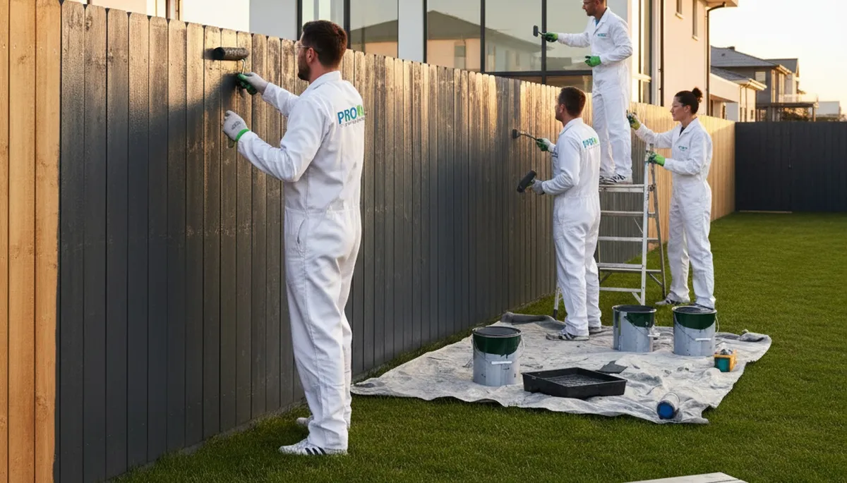 Professional fence painting by expert house painters in Lexington, MA for lasting outdoor protection