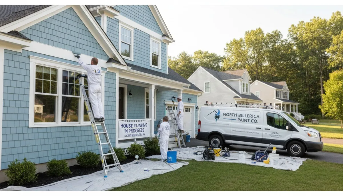 Professional house painting service in Lexington MA by experienced local painters