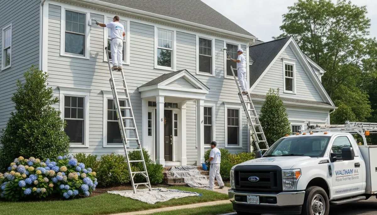 Professional house painting service in Lexington, MA for residential interior and exterior projects