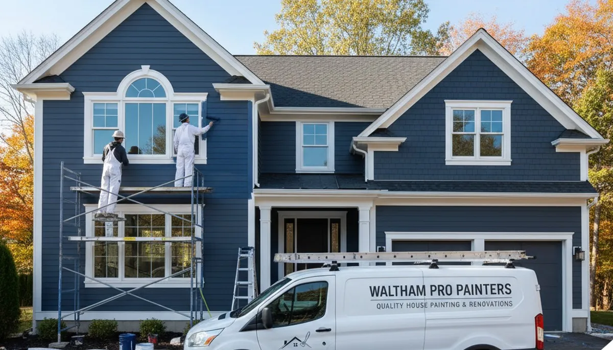 House painting service in Lexington, MA for a home exterior and professional residential painting